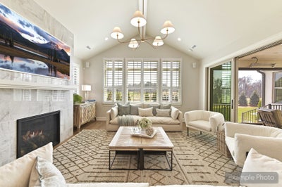 Great Room Sample. 3,747sf New Home in Clover, SC