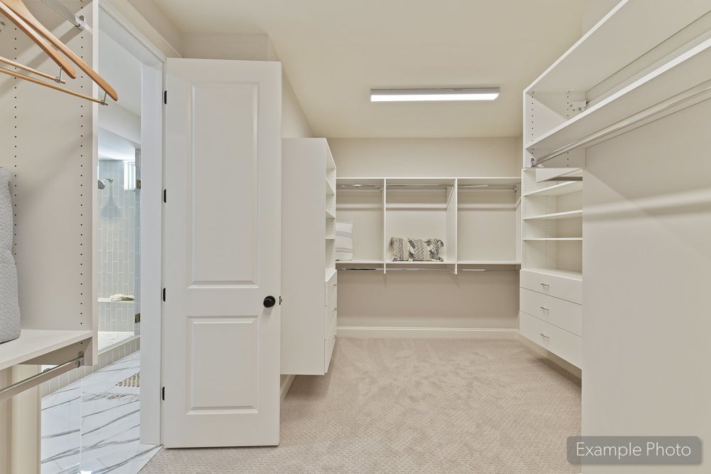 Primary Closet Sample. 5br New Home in Clover, SC
