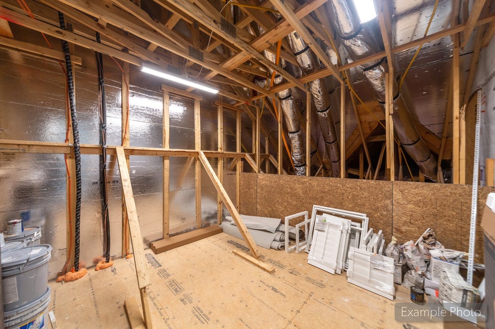 Unfinished Storage off the Bonus Room Sample. 3,747sf New Home in Clover, SC