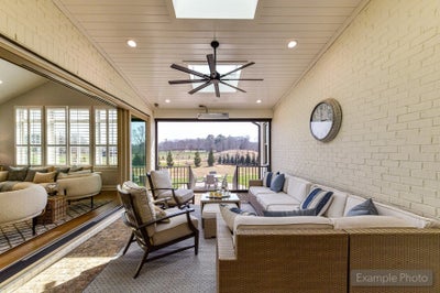 Outdoor Living Sample. 5br New Home in Clover, SC