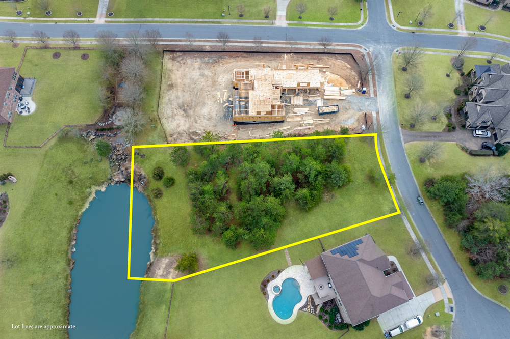Aerial View of Montreux. Charlotte, NC Lot for Sale