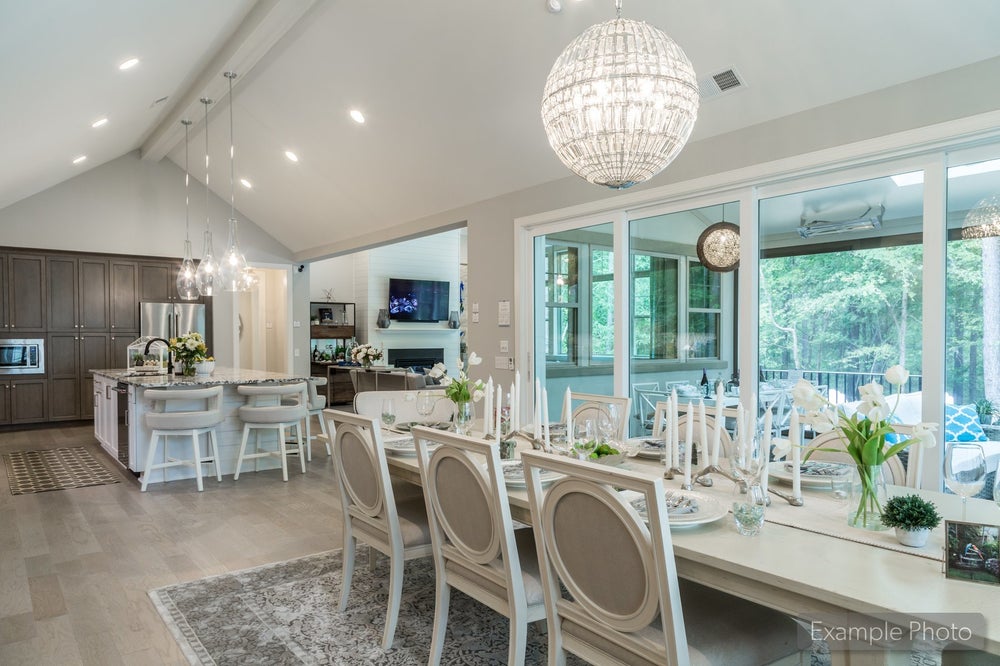 Dining Room Sample. Lancaster, SC New Home