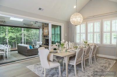 Dining Room Sample. 5,126sf New Home in Lancaster, SC