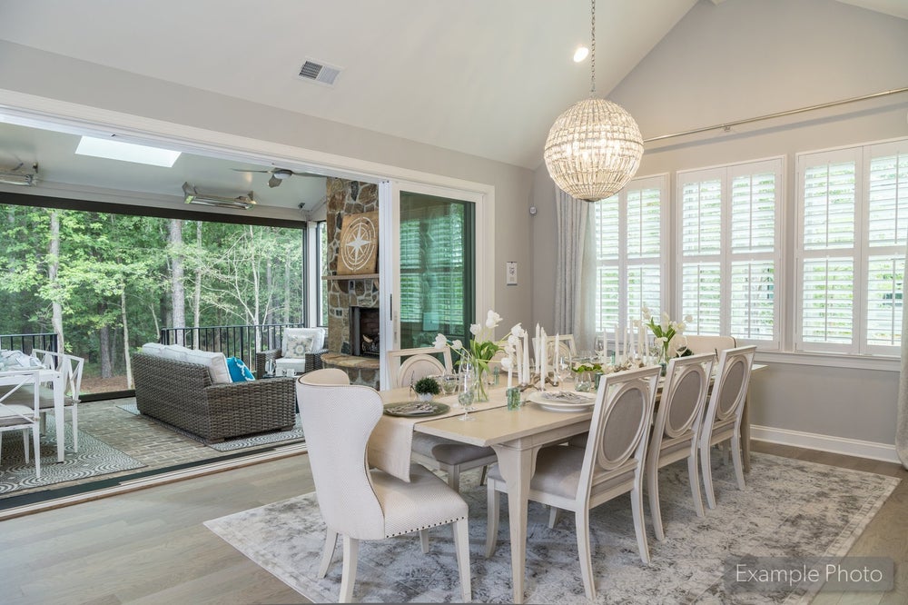 Dining Room Sample. 5,126sf New Home in Lancaster, SC