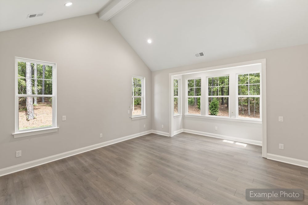 Owner's Suite with included Box Bay Sample. 5,126sf New Home in Lancaster, SC