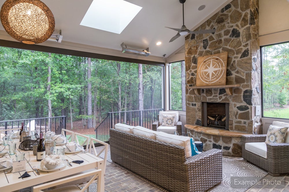 Outdoor Living Sample. 4br New Home in Lancaster, SC