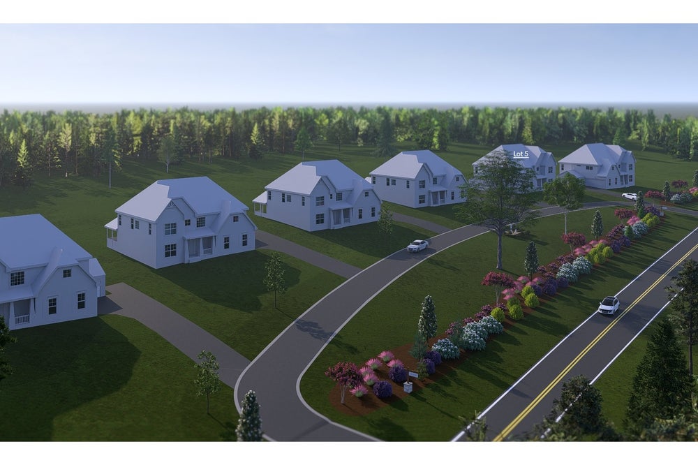 Davidson Retreat Rendering - Lot 5 is second from the right. Davidson, NC Lot for Sale