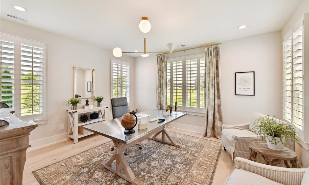 First floor study. 4br New Home in Huntersville, NC