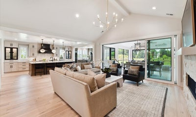 Entertain downstairs in the open spaces. 4br New Home in Huntersville, NC