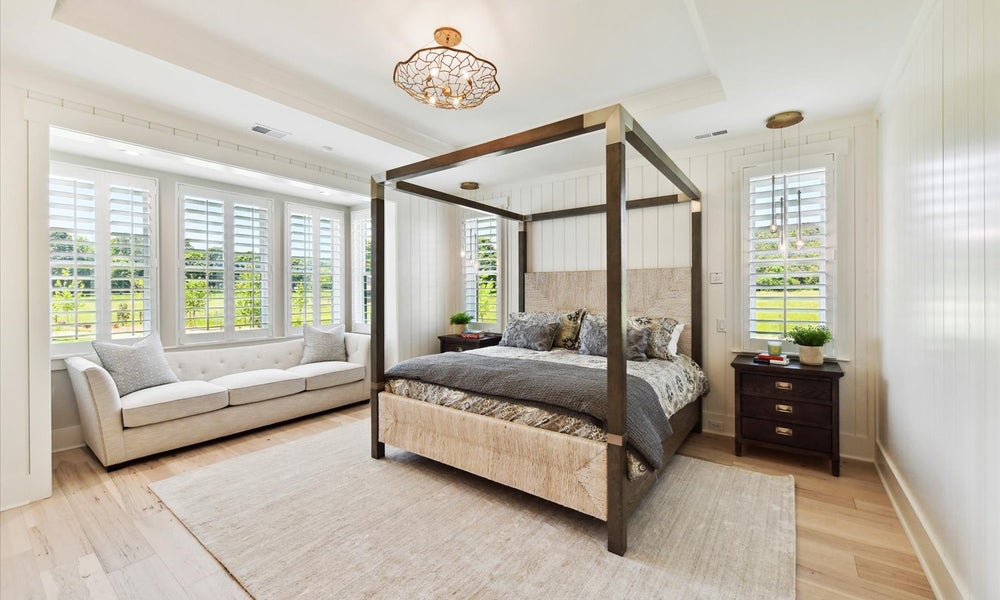 Light-filled Primary Bedroom. 4br New Home in Huntersville, NC