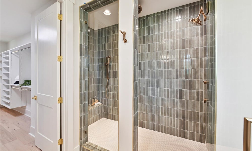 Primary Walk-in Shower. 8108 Farm Crossing Lane, Huntersville, NC