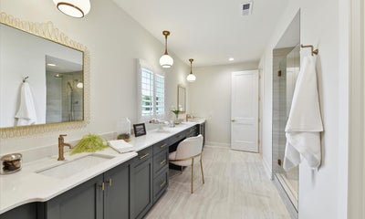 2nd Primary Suite Bath. 4,777sf New Home in Huntersville, NC