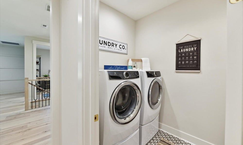 2nd Laundry upstairs. New Home in Huntersville, NC