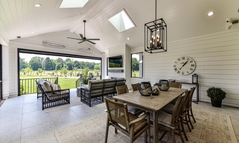 Extended Outdoor Living Area. 4,777sf New Home in Huntersville, NC
