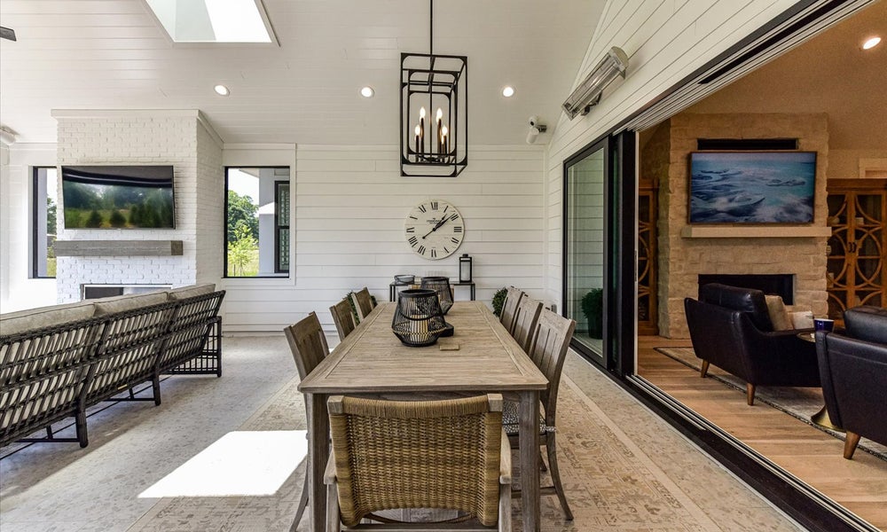 Eat every meal outside in the Covered Outdoor Living. 4br New Home in Huntersville, NC