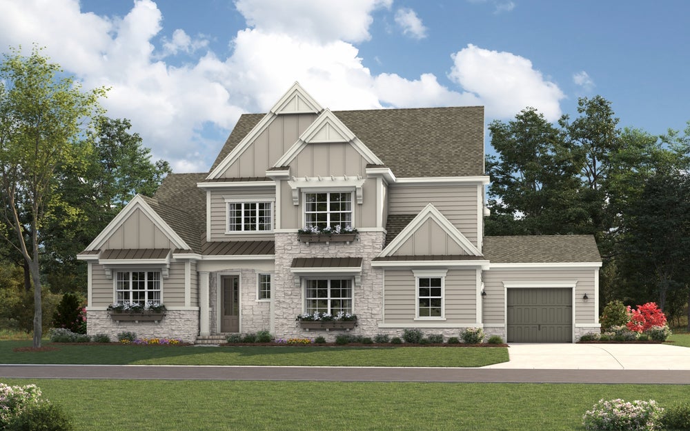 Stephens Farm 2 - Front Elevation Rendering. 8111 Farm Crossing Lane (Lot 2), Huntersville, NC