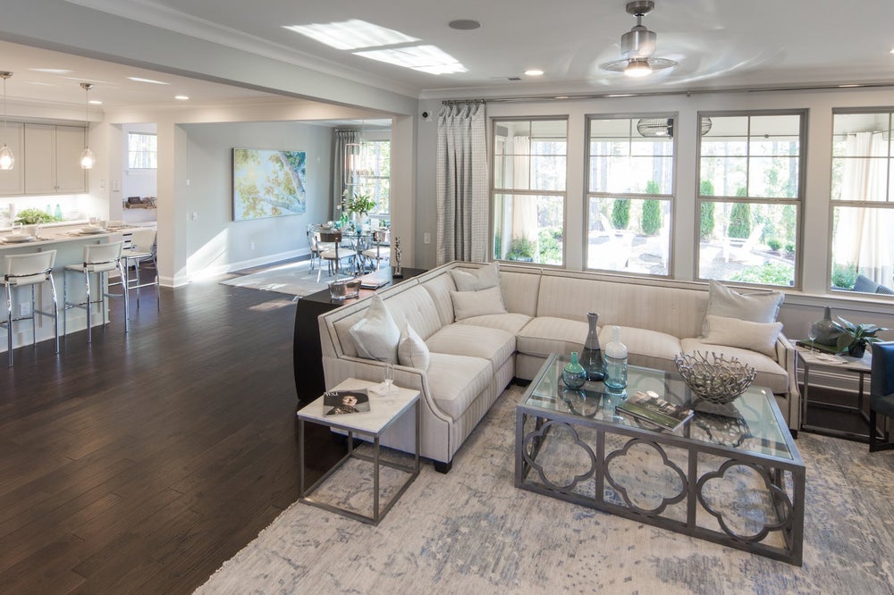 Great Room Sample. 3,704sf New Home in Fort Mill, SC