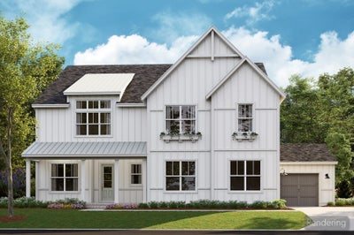 Front Elevation Rendering. New Home in Charlotte, NC