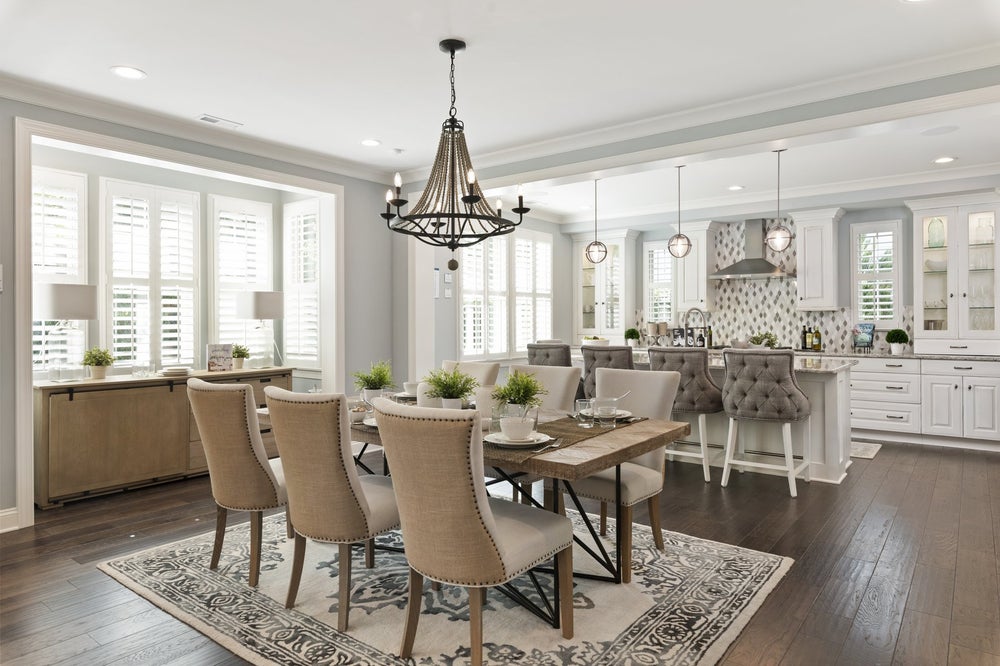 Dining Room Sample. 4,412sf New Home in Charlotte, NC