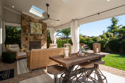Outdoor Living Sample. Charlotte, NC New Home