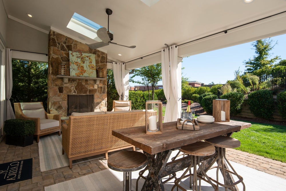 Outdoor Living Sample. 4,412sf New Home in Charlotte, NC