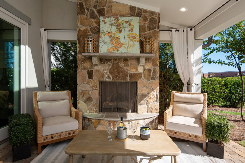 Outdoor Living Sample. Charlotte, NC New Home