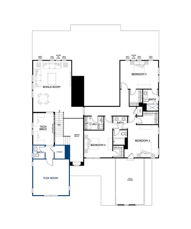 Weddington Grove 5 - Upper Level. 301 Weddington Grove Lane, Weddington, NC