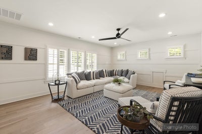 Bonus Room Sample. New Home in Weddington, NC