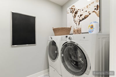 Laundry Room Sample. 5br New Home in Weddington, NC