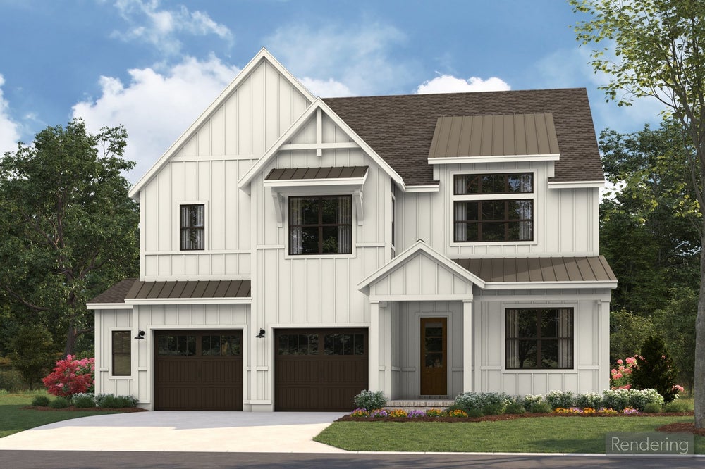 Front Elevation Rendering. 3,704sf New Home in Fort Mill, SC