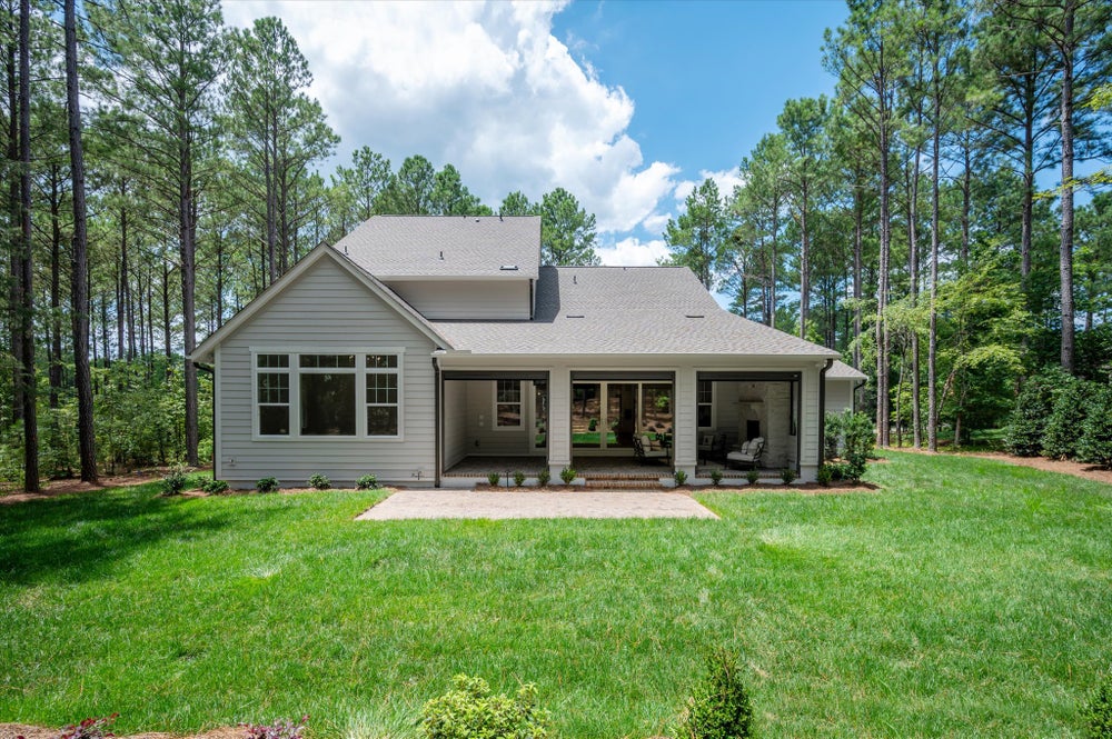 Rear Exterior of Home. New Home in Lancaster, SC