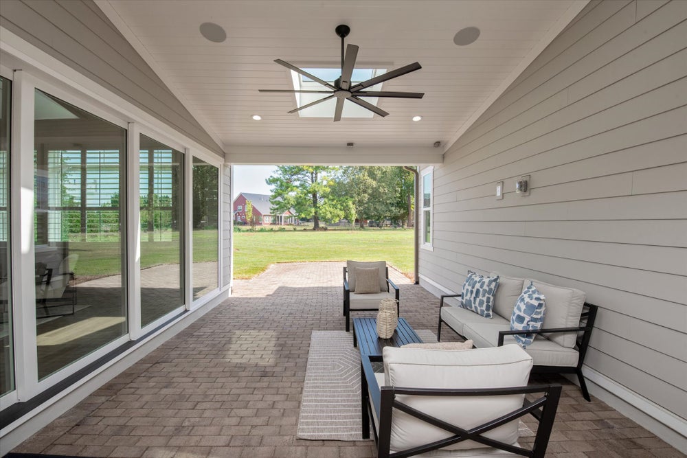 Covered Outdoor Living. Huntersville, NC New Home