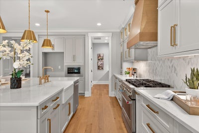 Kitchen view into the scullery. 3,734sf New Home in Huntersville, NC