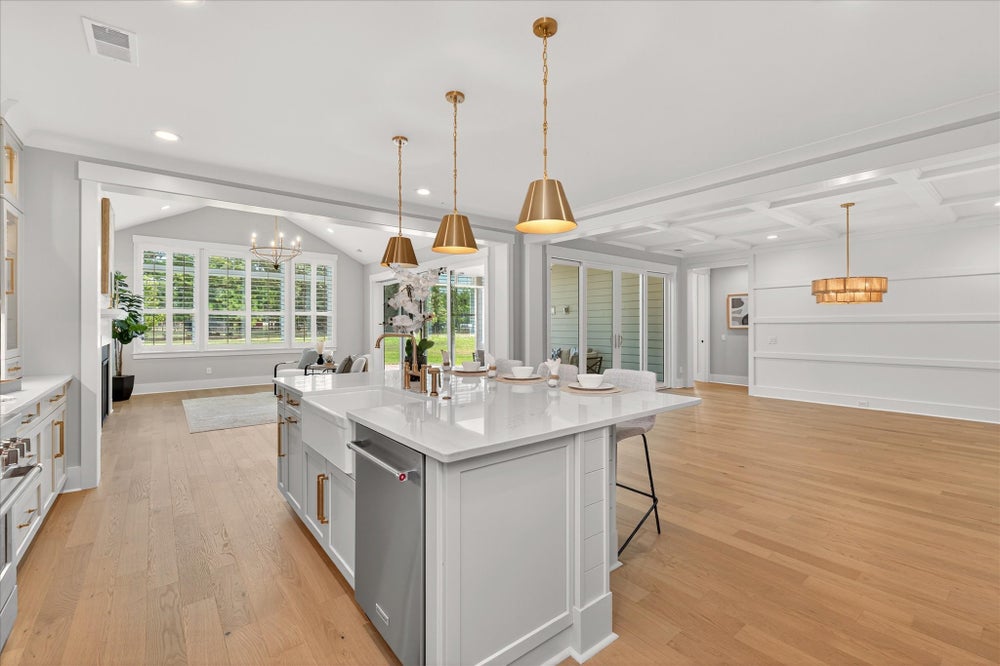 Kitchen Island made for a get together. Huntersville, NC New Home