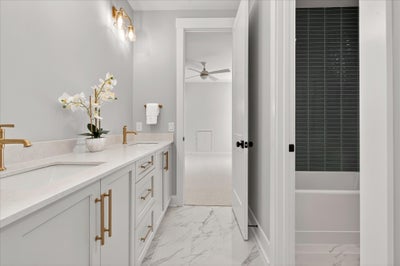 Guest Bath. 5br New Home in Huntersville, NC
