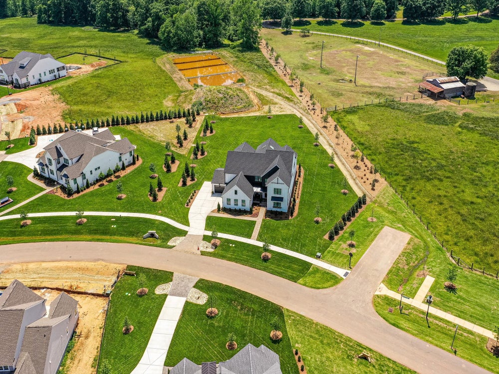 Aerial Views of Stephens Farm. New Homes in Huntersville, NC