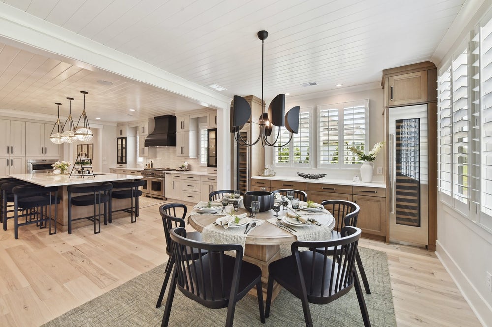 Dining Room Sample. Montecito New Home Floor Plan