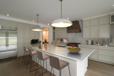 Large Kitchen Island and Scullery. Laguna Sur New Home in Davidson, NC