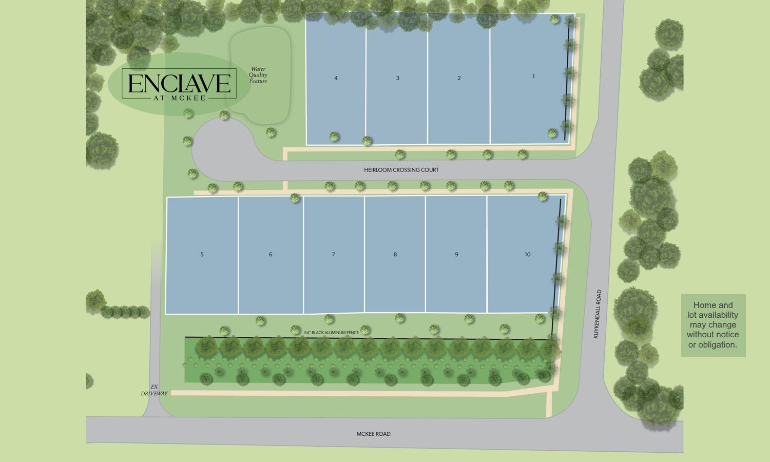 Interactive site plan