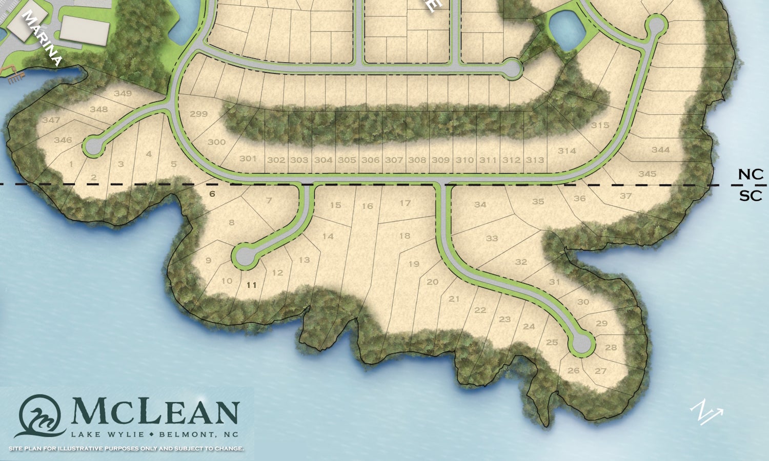 Interactive site plan